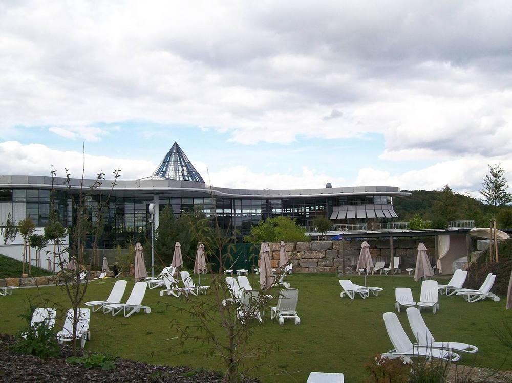 KissSalis thermal bath, outdoor area