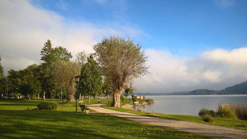 Lakeside promenade, Bad Wiessee, Tegernsee